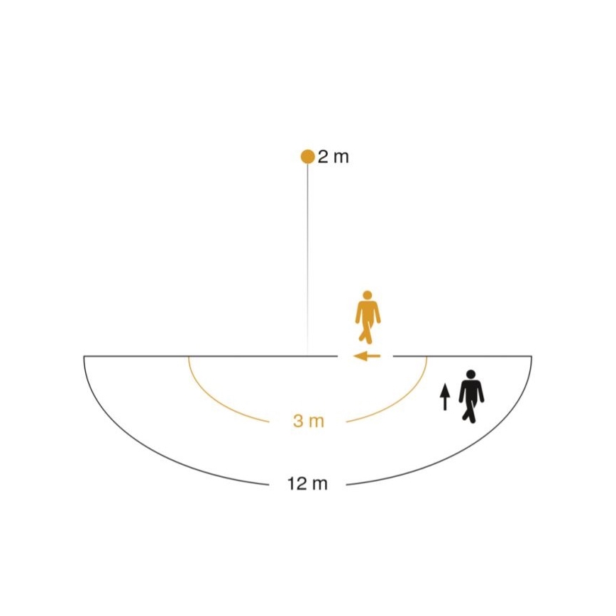 STEINEL 005535 - Vonkajšie nástenné svietidlo so senzorom L585S 1xE27/60W čierna IP44