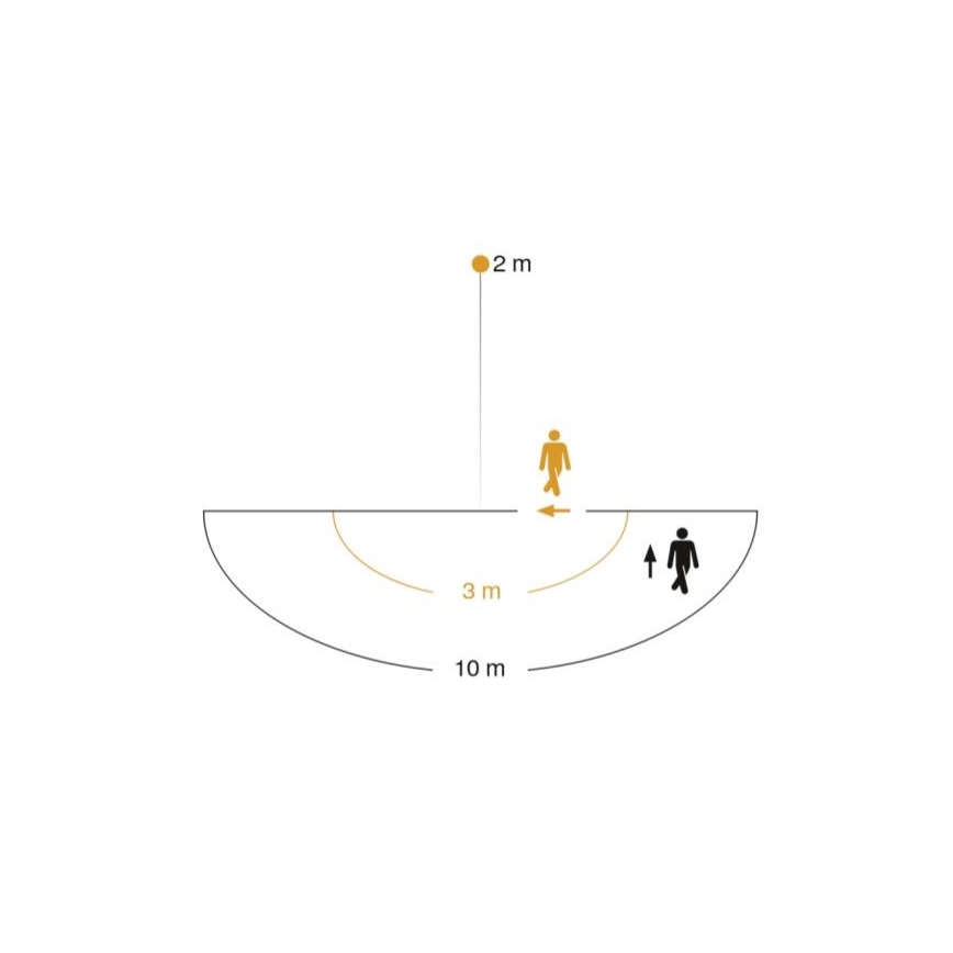 STEINEL 005917 - Vonkajšie nástenné svietidlo so senzorom L585S 1xE27/60W biela IP44