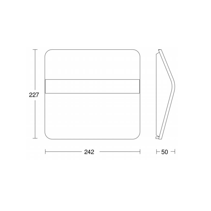 STEINEL 007140 - LED solárne domové číslo XSolar LH-N LED/0,03W nerez IP44 2500 mAh