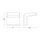 STEINEL 007591 - Vonkajší senzor pohybu iHF 3D antracit IP54
