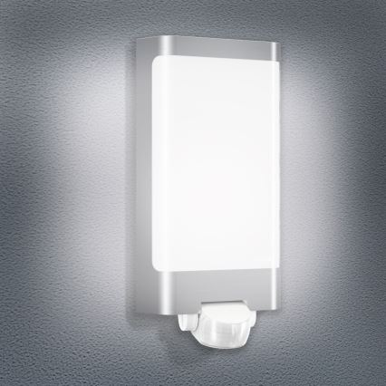 STEINEL 010461 - LED Vonkajšie svietidlo so senzorom L240LED LED/7,5W nerez IP44