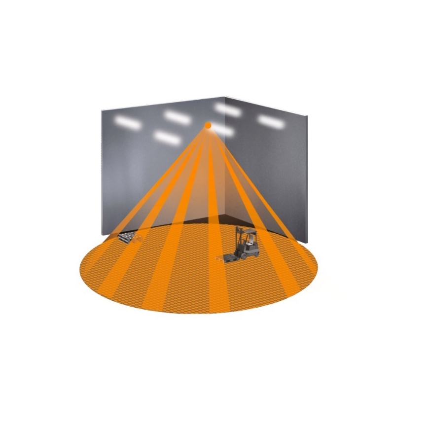 STEINEL 033569 - Vonkajší senzor pohybu IS 3360 MX Highbay biela IP54