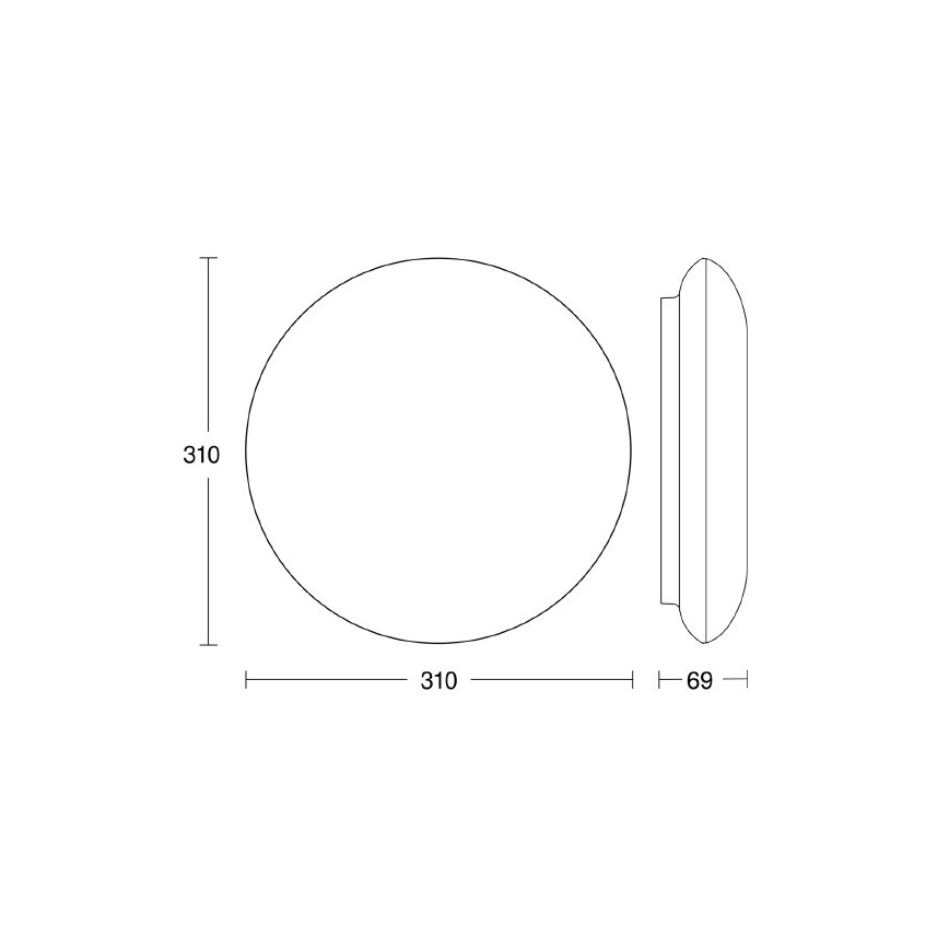 Steinel 035440 - LED Vonkajšie stropné svietidlo so senzorom QUATTRO LED/10W/230V IP54
