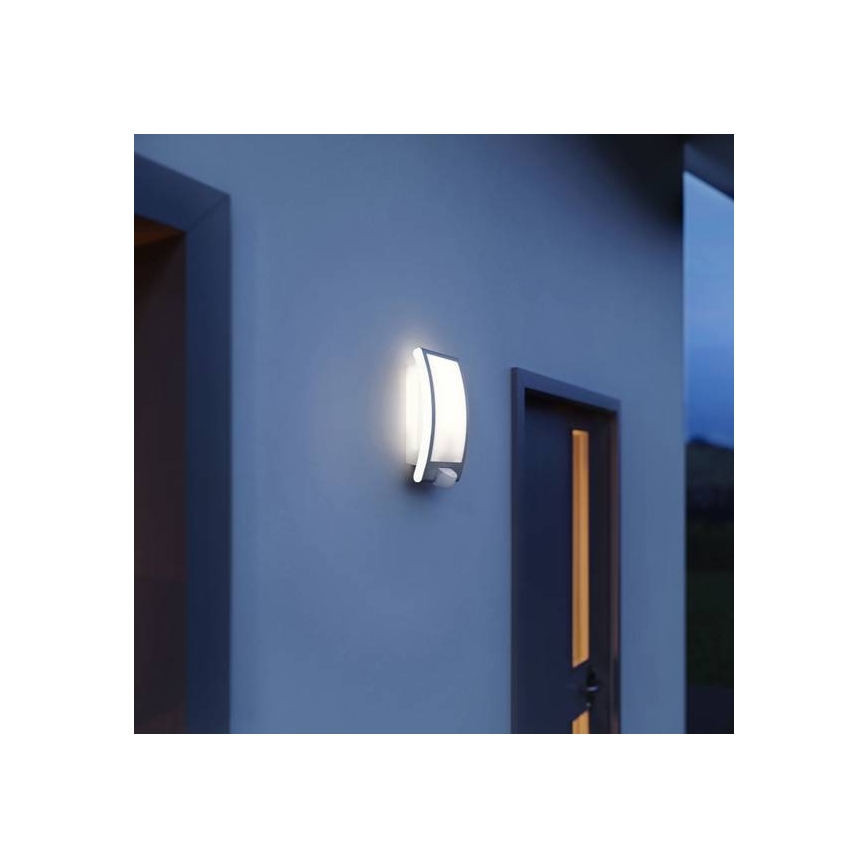 STEINEL 035709 - Vonkajšie svietidlo so senzorom L22 1xE27/60W/230V IP44
