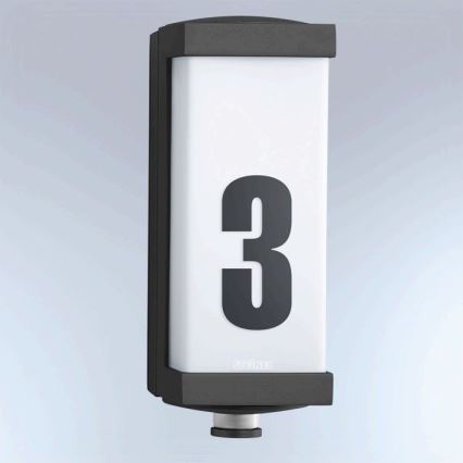 STEINEL 053116 - LED Vonkajšie nástenné svietidlo so senzorom L666 LED/9W/230V IP44