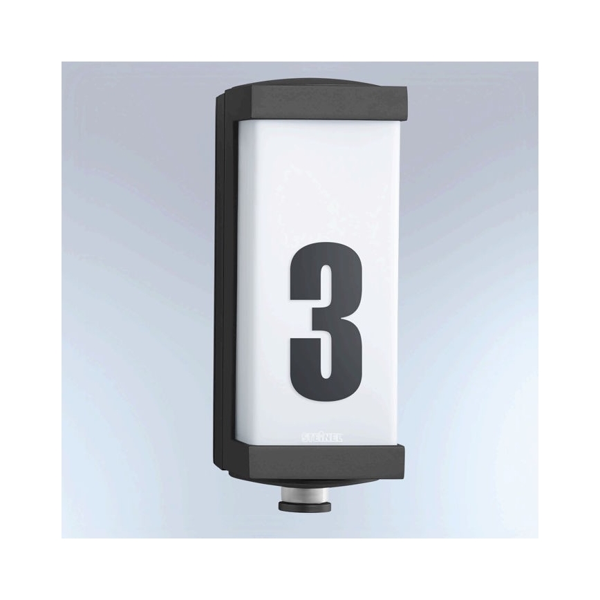 STEINEL 053116 - LED Vonkajšie nástenné svietidlo so senzorom L666 LED/9W/230V IP44