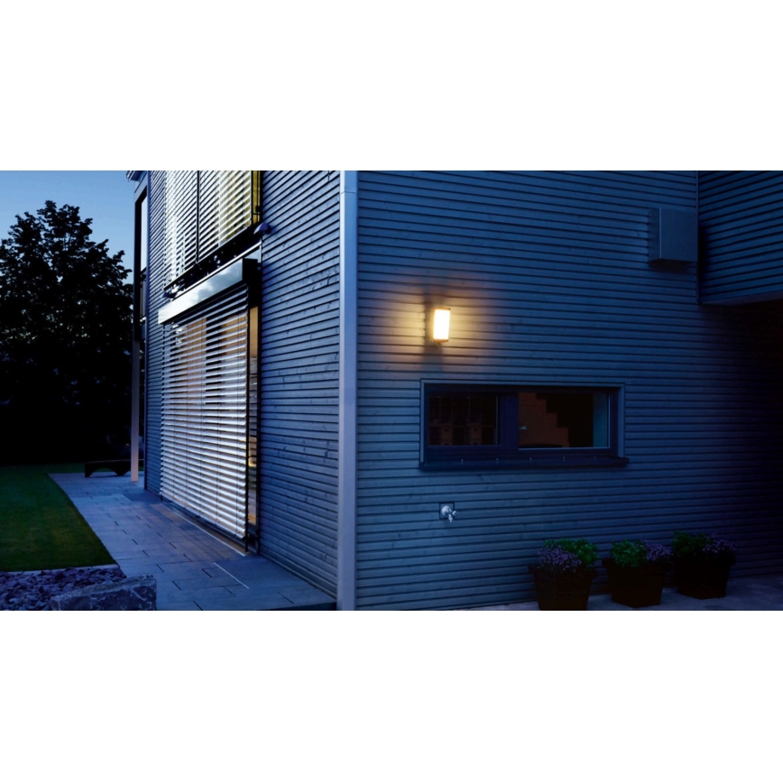 STEINEL 053116 - LED Vonkajšie nástenné svietidlo so senzorom L666 LED/9W/230V IP44