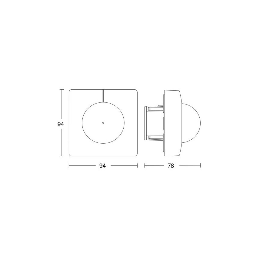 Steinel 055721 - Senzor pohybu IS 3180 COM1 230V biela