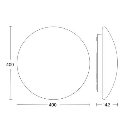 Steinel 056131 - LED Kúpeľňové stropné svietidlo RS PRO LED P3 LED/19,5W/230V IP54 3000K