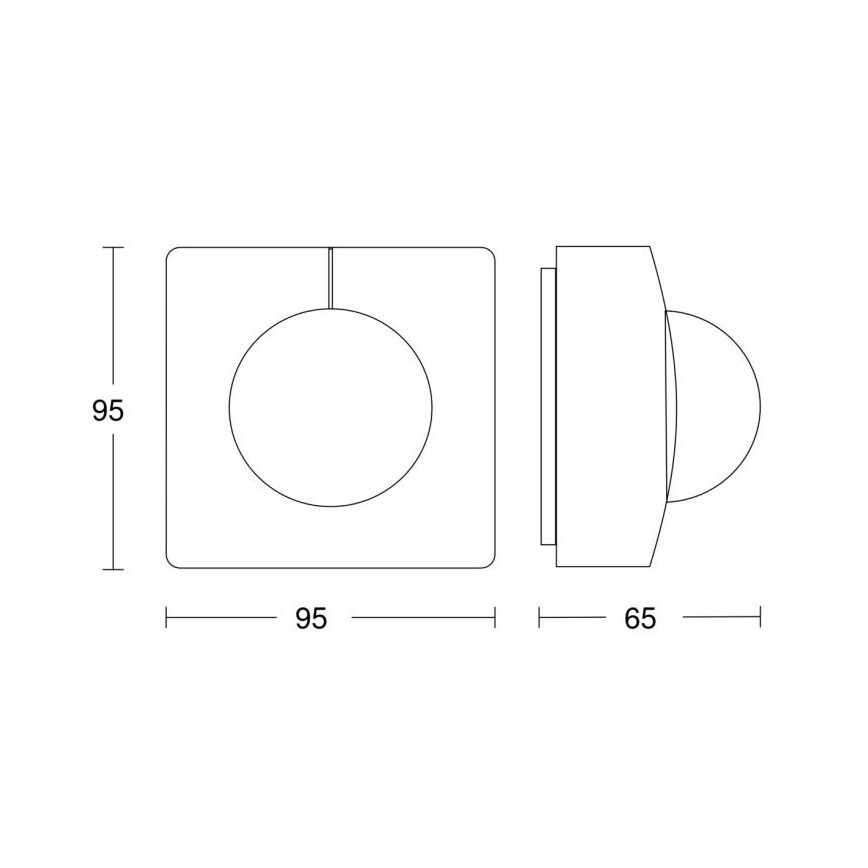 Steinel 057350 - Senzor pohybu IS 3180 DALI-2 IPD IP54 biela