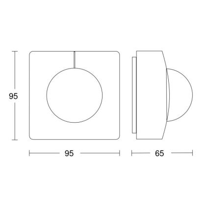 Steinel 057374 - Senzor pohybu IS 3360 MX Highbay DALI-2 IP54 biela