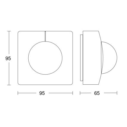 Steinel 057374 - Senzor pohybu IS 3360 MX Highbay DALI-2 IP54 biela