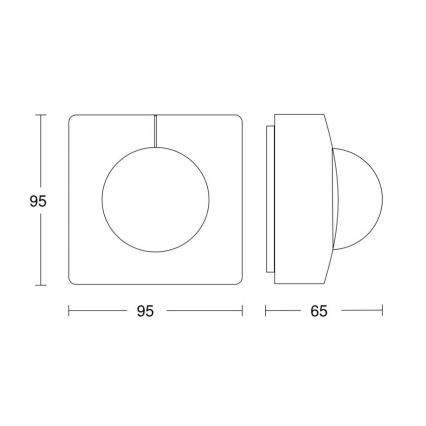 Steinel 057398 - Senzor pohybu IS 345 MX Highbay DALI-2 IP54 biela