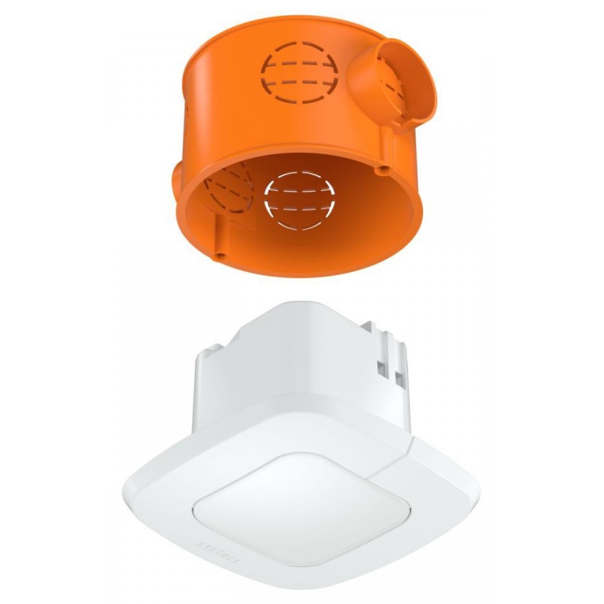 Steinel 057510 - Prezenčný hlásič IR Quattro SLIM XS 4m DALI-2 biela