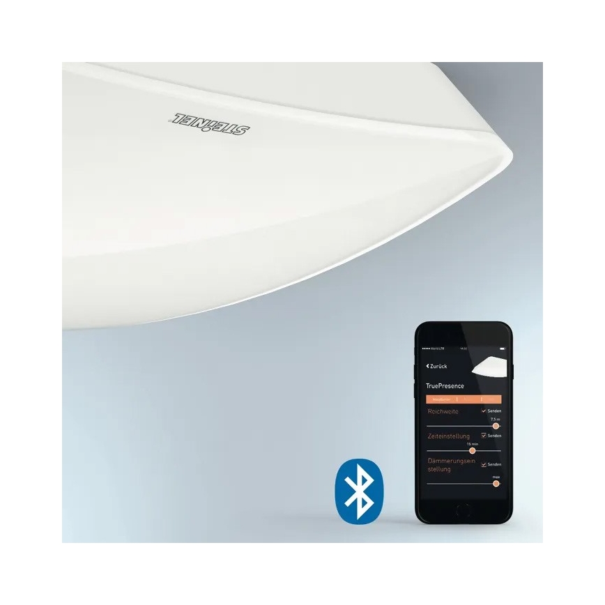 Steinel 057930 - Prezenčný hlásič TRUE PRESENCE COM2 biela IP54