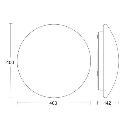 STEINEL 058593 - LED Kúpeľňové stropné svietidlo so senzorom RS PRO LED/20W/230V 4000K IP54