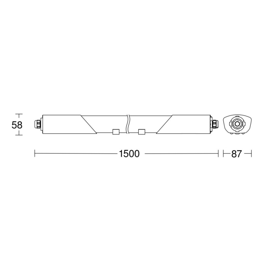 Steinel 058739 - LED Technické svietidlo so senzorom RS PRO 5150SC LED/42W/230V IP66 4000K