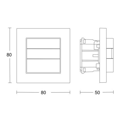 Steinel 059460 - Senzor pohybu HF 180 KNX biela