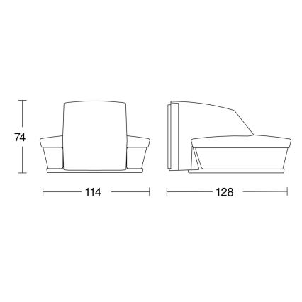 Steinel 059583 - Senzor pohybu SensIQ S IP54 čierna + diaľkové ovládanie