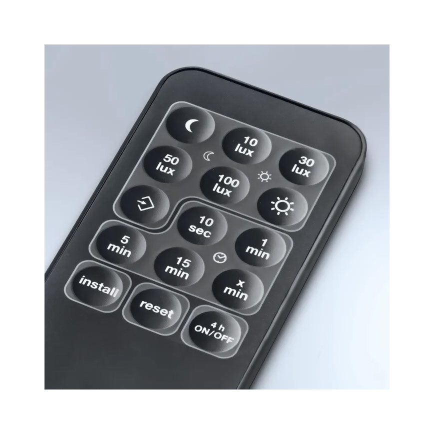 Steinel 059606 - Senzor pohybu SensIQ S IP54 čierna + diaľkové ovládanie