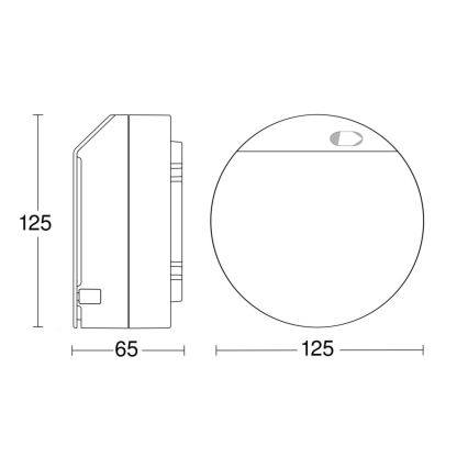 Steinel 067298 - Senzor pohybu HPD3 IP biela