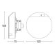 Steinel 067304 - Senzor pohybu podhľadový HPD3 IP biela