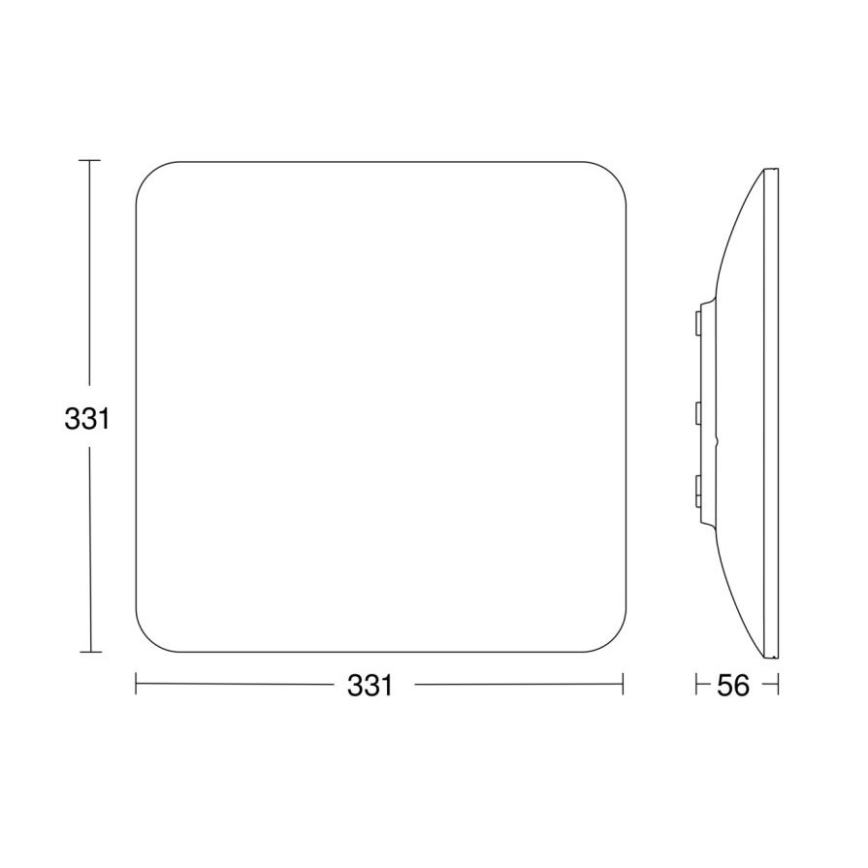 Steinel 067519 - LED Stmievateľné stropné svietidlo so senzorom RS PRO S30 Q SC 26W/230V 4000K