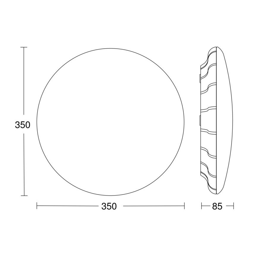 Steinel 068042 - LED Stropné svietidlo so senzorom RS PRO S30 SC 25,8W/230V 4000K