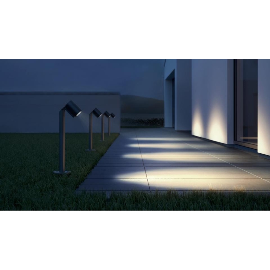 Steinel 068677 - LED Vonkajšia lampa SPOT WAY 1xGU10/6,7W/230V IP44 antracit