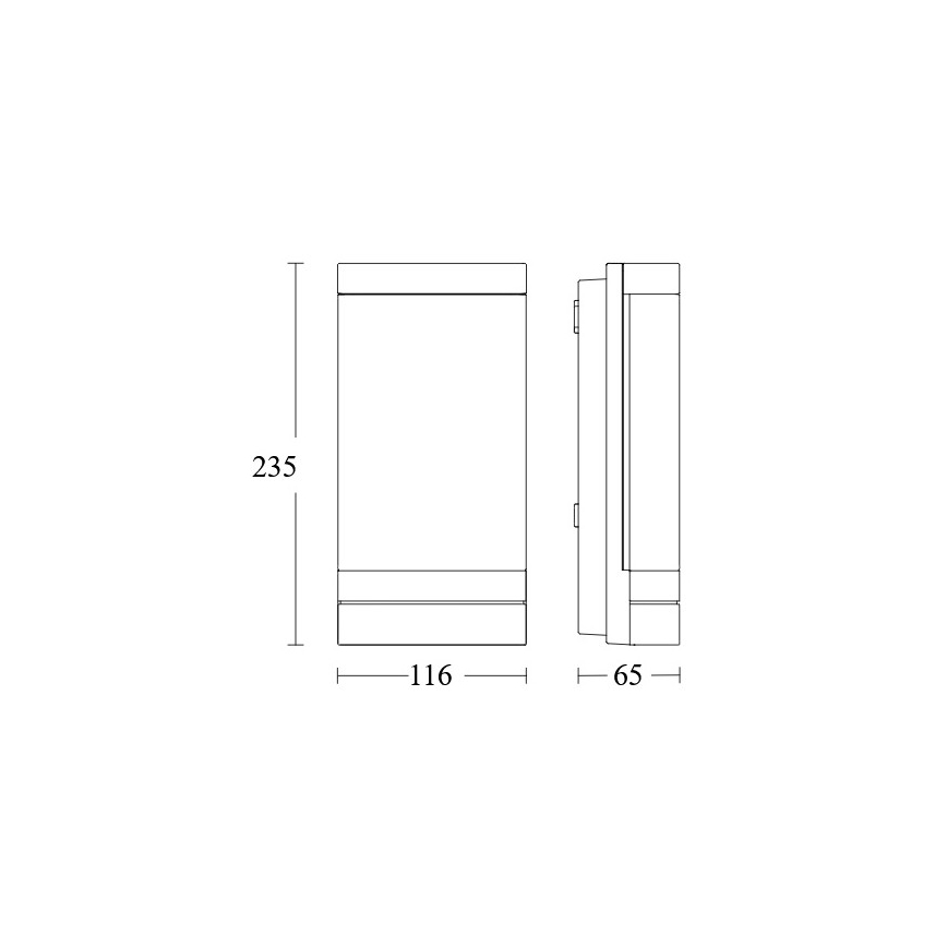 Steinel 068714 - LED Vonkajšie svietidlo L 271 C LED/6,6W/230V 3000K IP44
