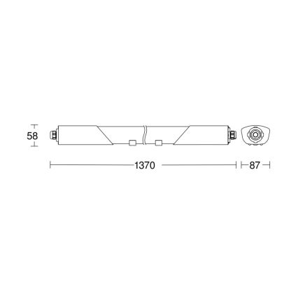 Steinel 078881 - LED Technické svietidlo so senzorom RS PRO 5100 SC LED/30W/230V IP66