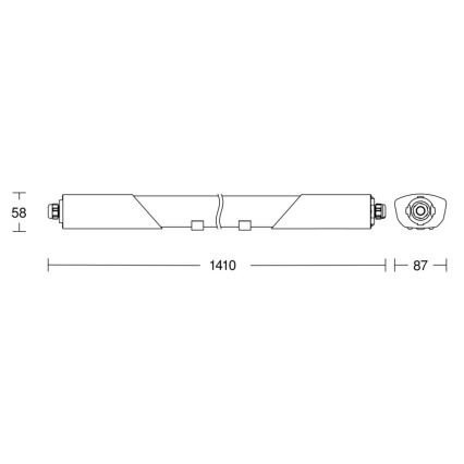 Steinel 079185-LED Technické svietidlo so senzorom RSPRO 5100SC LED/31W/230V IP66