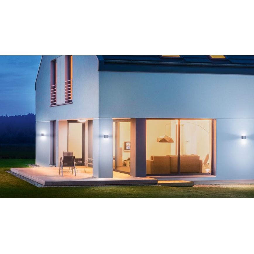 Steinel 079260 - LED Vonkajšie nástenné svietidlo L835 C LED/9,1W/230V IP44 antracit