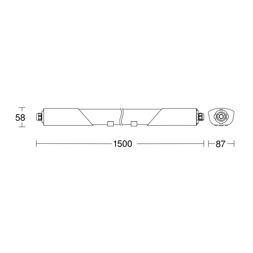 Steinel 079338 - LED Technické svietidlo so senzorom RS PRO 5150 SC 5C LED/42W/230V IP66