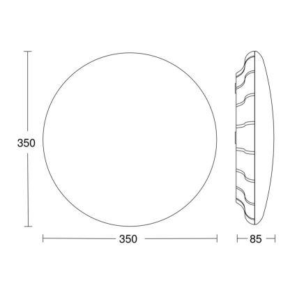 Steinel 079710 - SADA 5x LED Stropné svietidlo so senzorom RS PRO S30 SC LED/25,7W/230V 4000K