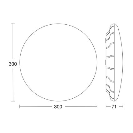 Steinel 081096 - LED Stropné svietidlo so senzorom RS PRO S10 SC LED/9,1W/230V 3000K