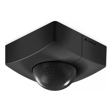 Steinel 084134 - Vonkajší senzor pohybu IS 345-E KNX V3.1 AP SW IP54 čierna