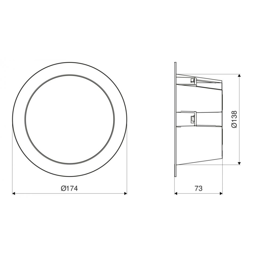 Steinel 084998 - LED Stmievateľné vonkajšie podhľadové svietidlo so senzorom RS PRO DL 150 SC LED/10,8W/230V 3000/4000/5700K IP54