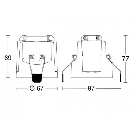 Steinel 087852 - Senzor pohybu podhľadový s prezenčným čidlom PD-24 ECO COM1 360° biela