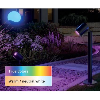 Steinel 089320 - LED RGBW vonkajšie svietidlo so senzorom LED/7,9W/24V IP65