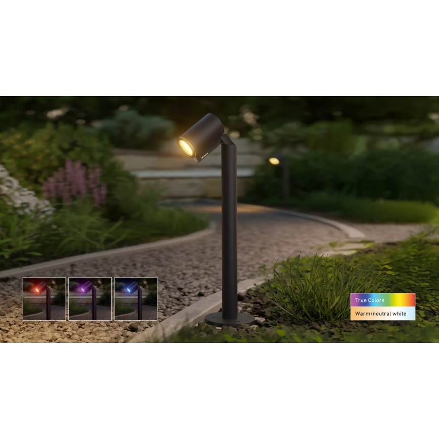 Steinel 089337 - LED RGBW vonkajšie svietidlo LED/7,9W/24V IP65