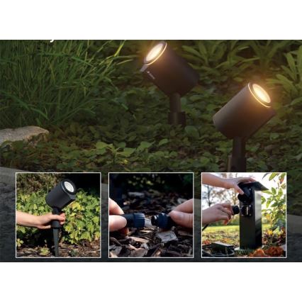 Steinel 089344 - LED RGBW vonkajšie svietidlo s senzorem LED/7,9W/24V IP65