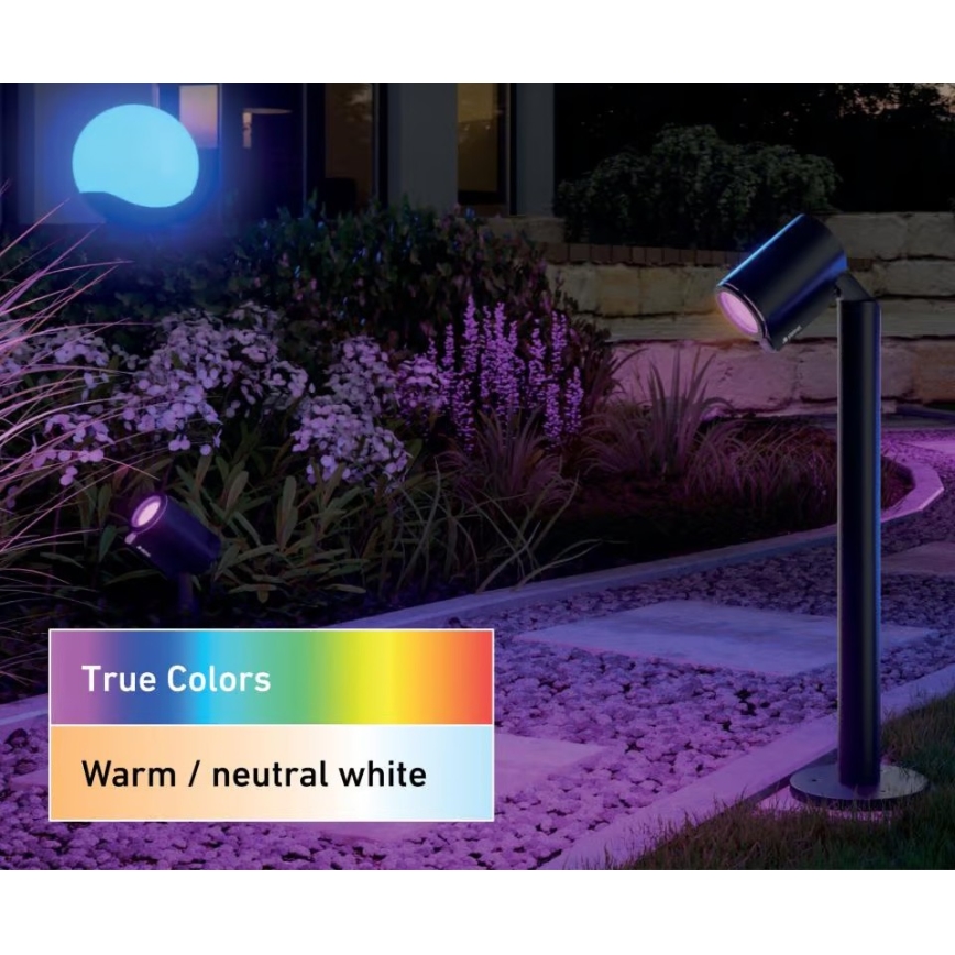 Steinel 089351 - LED RGBW Vonkajšie svietidlo LED/7,9W/24V IP65