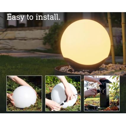 Steinel 089375 - LED RGBW vonkajšie svietidlo so snímačom LED/9,07W/24V 400 mm IP65