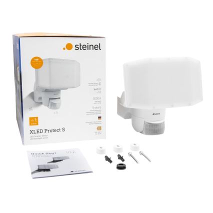Steinel 089894 - LED Reflektor so senzorom XLED PROTECT LED/14,3W/230V 3000K IP54 biela