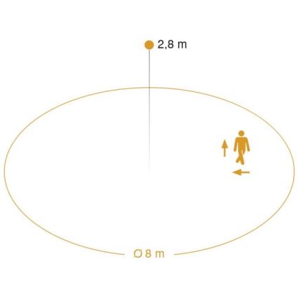 STEINEL 56032 - LED Kúpeľňové svietidlo so senzorom RS PRO LED/9,5W/230V IP54