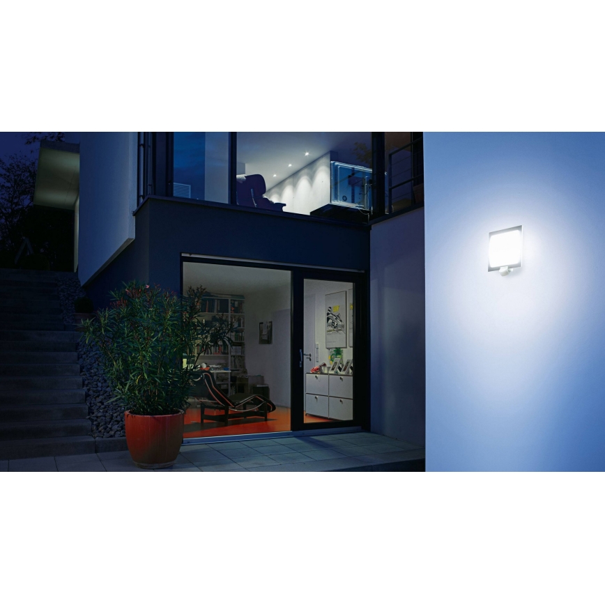 Steinel 566814 - Vonkajšie nástenné senzorové svietidlo 1xE27/60W/240V L 20 S IP44