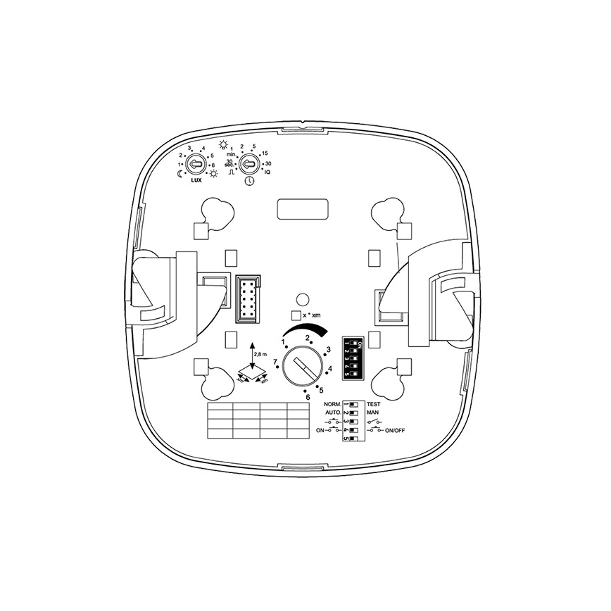 Steinel 590703 - Prezenčný hlásič Dual HF COM1 biela