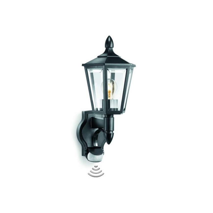 Steinel 617813 - Vonkajšie senzorové nástenné svietidlo L 15 1xE27/60W/230V IP44
