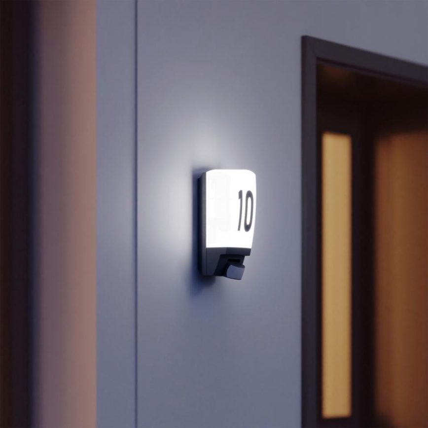 STEINEL 650513 - L1 Vonkajšia senzorová lampa biela IP44
